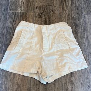 White Zara shorts